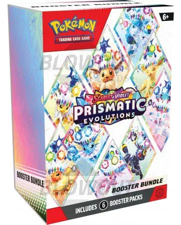 DRAFT - Pokemon Scarlet & Violet Prismatic Evolutions Booster Bundle | 6 Packs