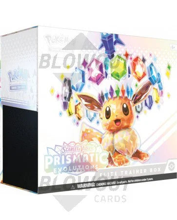 DRAFT - Pokemon Scarlet Violet Prismatic Evolutions Elite Trainer Box