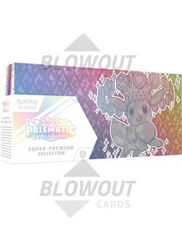 DRAFT - Pokemon Scarlet & Violet Prismatic Evolutions Super Premium Collection | 6-Box Case