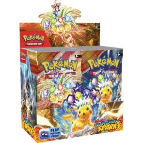 Pokemon Scarlet Violet Surging Sparks Booster 6 Box Case (Ships Sealed Only) - B