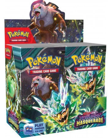 Pokemon Scarlet & Violet Twilight Masquerade Booster Box | 36 Packs (Ships Sealed Only)