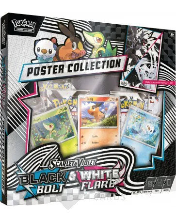 DRAFT - Pokemon Scarlet & Violet Unova Poster Collection Box | 3 Booster Packs