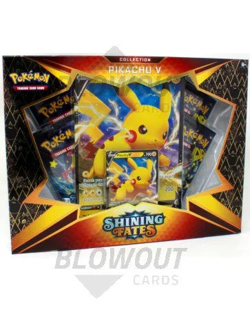 DRAFT - Pikachu V Shining Fates Collection Box | 4 Booster Packs