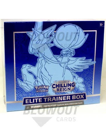 DRAFT - Pokemon Sword & Shield Chilling Reign Elite Trainer Box