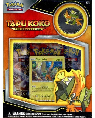 DRAFT - Tapu Koko Pin Collection Box | Pokemon TCG Booster