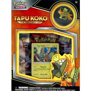 DRAFT - Tapu Koko Pin Collection Box | Pokemon TCG Booster