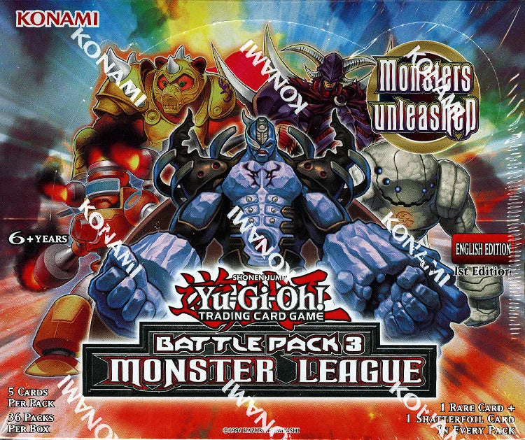 Yugioh Battle Pack 3: Monster League 1st Ed Booster - 12 Box Case