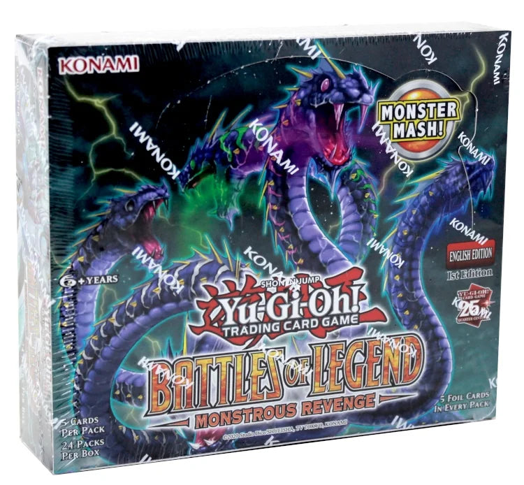 Yugioh Battles of Legend: Monstrous Revenge Booster 12 Box Case