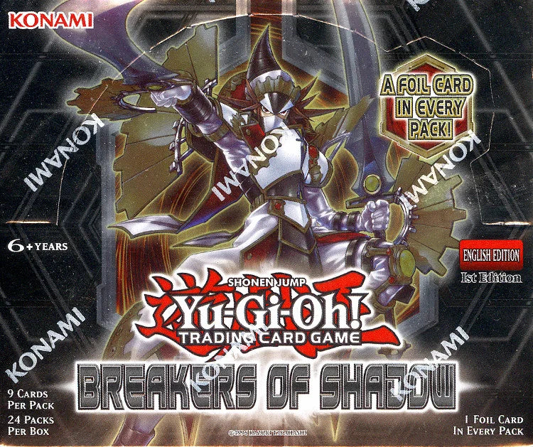 Yugioh Breakers of Shadow 1st Edition Booster Box