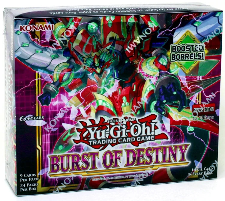 Yugioh Burst Of Destiny Booster Box