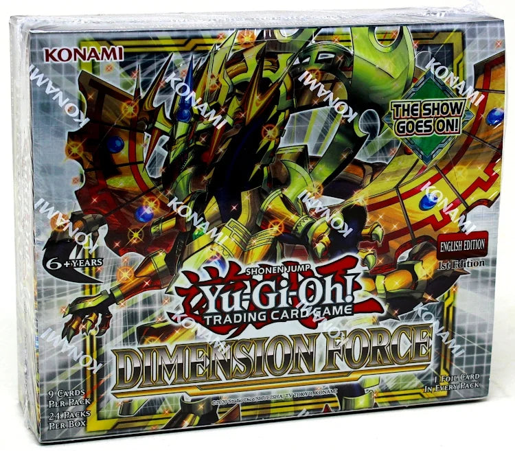 Yugioh Dimension Force Booster 12 Box Case