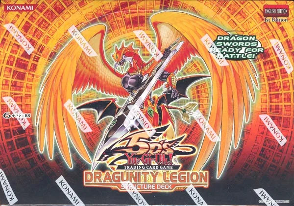 Yugioh Dragunity Legion 1st Edition Structure Deck Box
