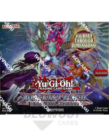 DRAFT - Yu-Gi-Oh Duelist Pack Dimensional Guardians 1st Edition Booster Case