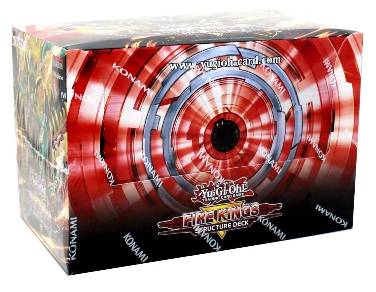 Yugioh Fire Kings Revamped Structure Deck Box