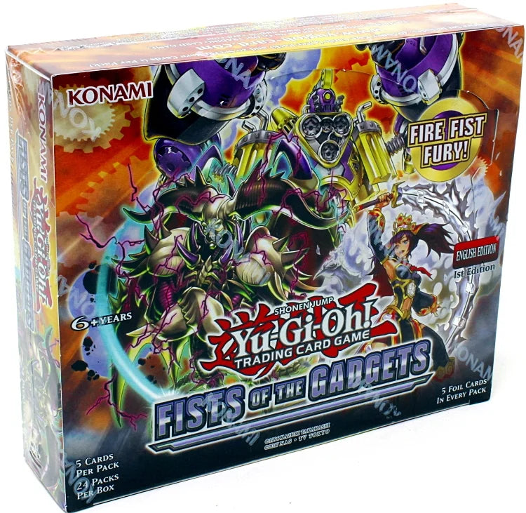 Yugioh Fists of the Gadgets 1st Edition Booster 12 Box Case