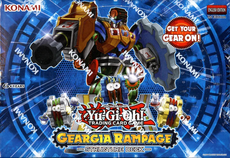 Yugioh Geargia Rampage 1st Edition Structure Deck Box