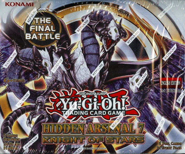 Yugioh Hidden Arsenal 7: Knight of Stars 1st Edition Booster Box