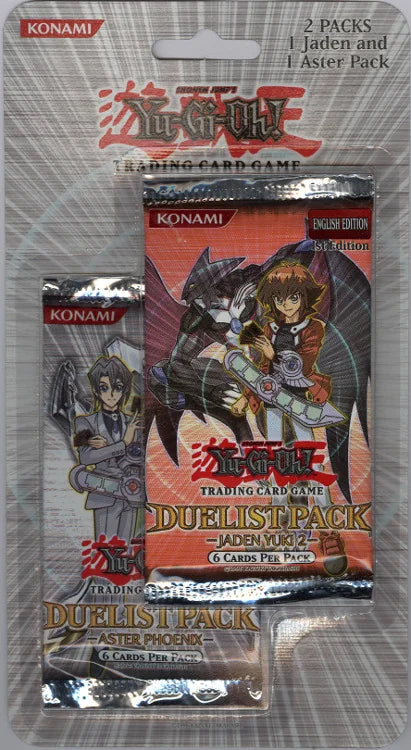Yugioh Jaden Yuki 2 & Aster Phoenix Duelist Blister Box