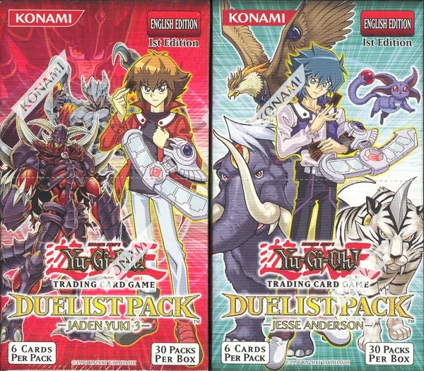Yugioh Jaden Yuki 3 & Jesse Anderson Duelist 1st Edition Booster 20 Box Case
