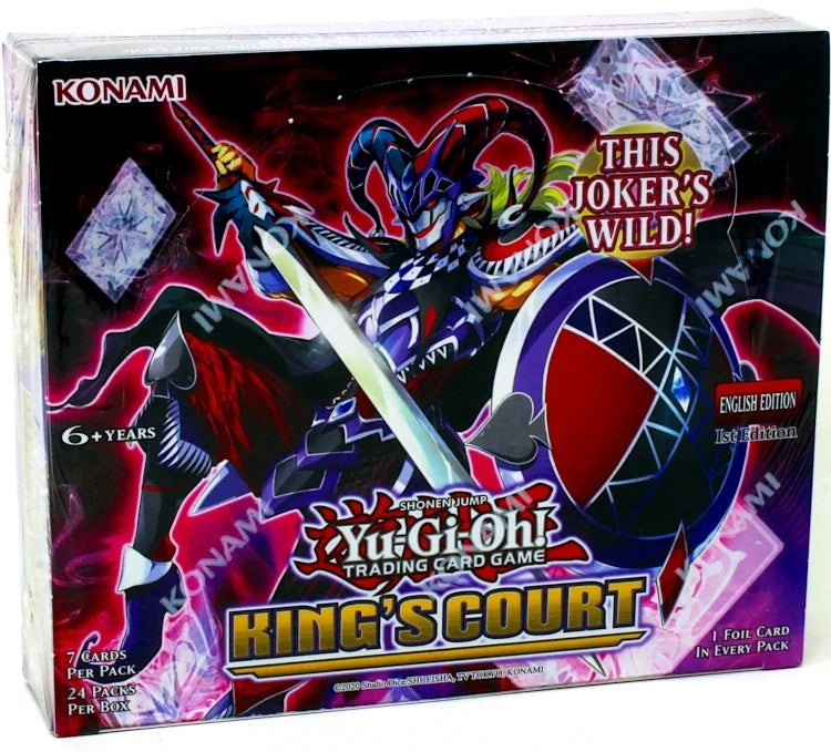 Yugioh King's Court Booster 12 Box Case