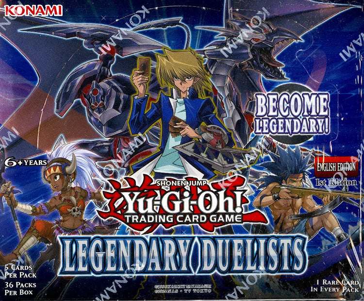 Yugioh Legendary Duelist 1st Edition Booster 12 Box Case