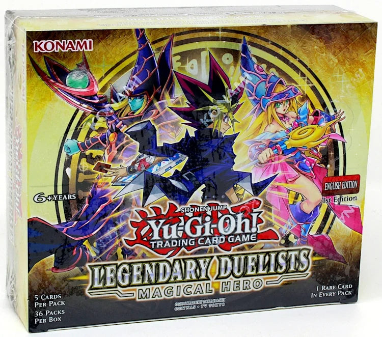 Yugioh Legendary Duelists: Magical Hero 1st Edition Booster 12 Box Case