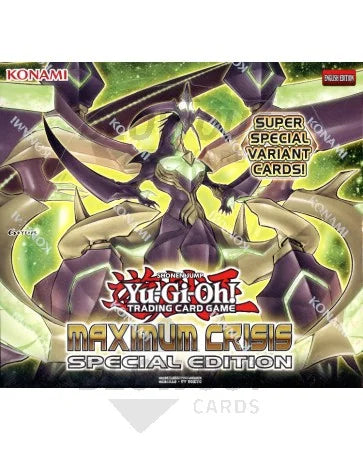 DRAFT - Yu-Gi-Oh Maximum Crisis Special Edition Box | 10 Decks