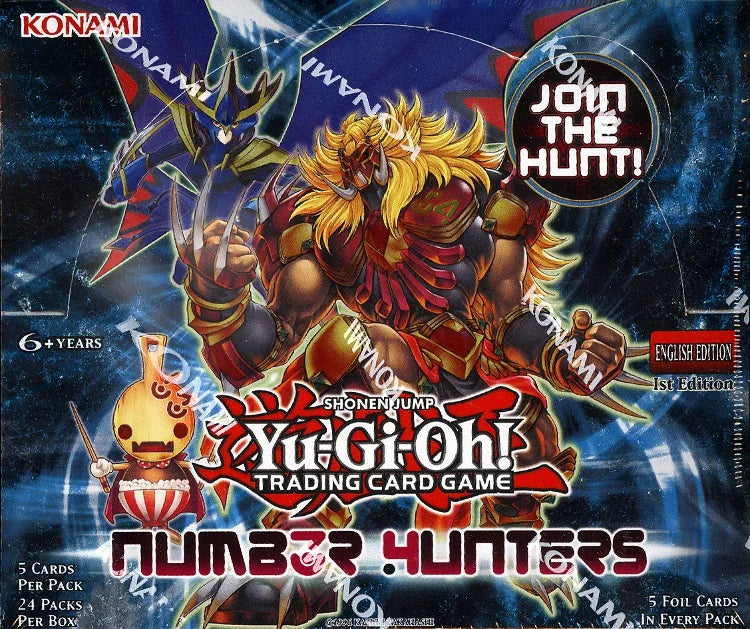 Yugioh Number Hunter's 1st Edition Booster 12 Box Case