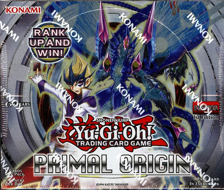 Yugioh Primal Origin 1st Edition Booster 12 Box Case