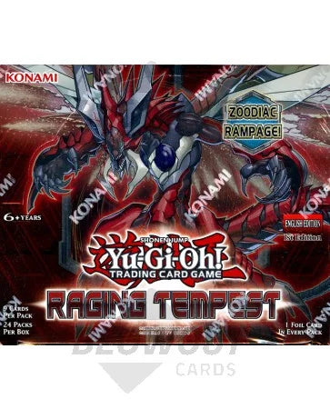 DRAFT - Yu-Gi-Oh Raging Tempest 1st Edition Booster Box | 24 Packs