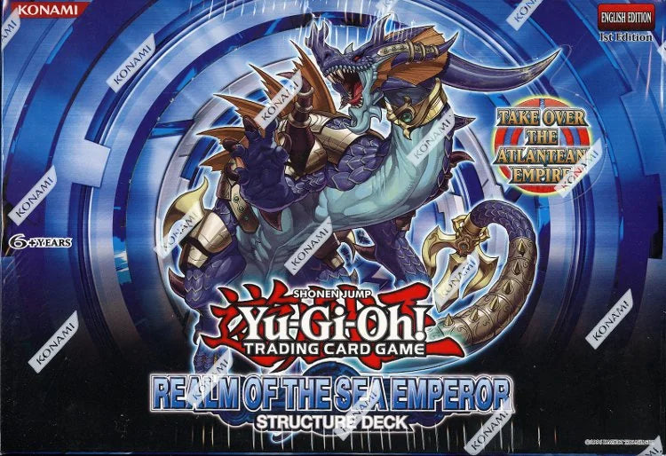 Yugioh Realm of the Sea Emperor 1st Edition Structure Deck 12 Box Case