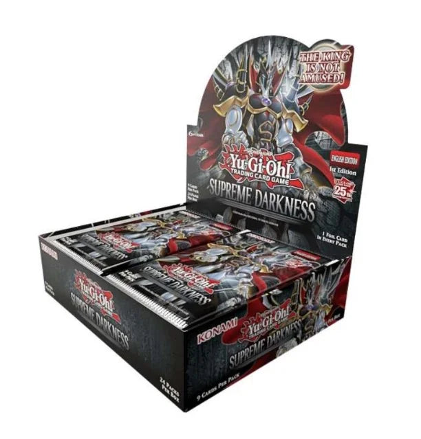 Yugioh Supreme Darkness Booster 12 Box Case