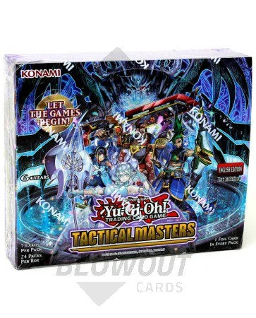 DRAFT - Yu-Gi-Oh Tactical Masters Booster Box | 24 Packs, 7 Cards Each