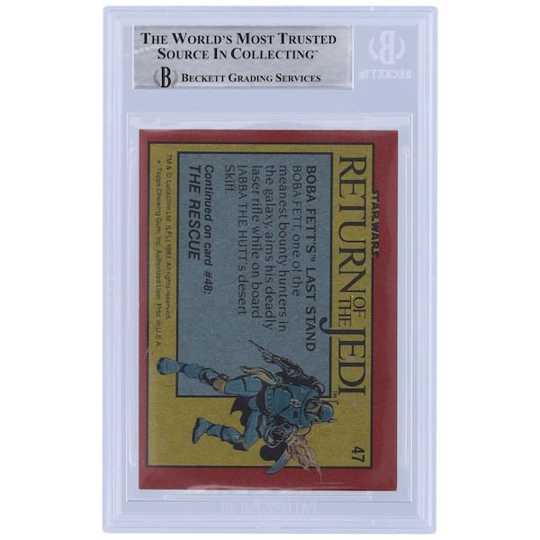 Bob Yerkes Star Wars Autographed 1983 Topps Return of the Jedi 47 BGS Authenticated Card - The Ballers Bank