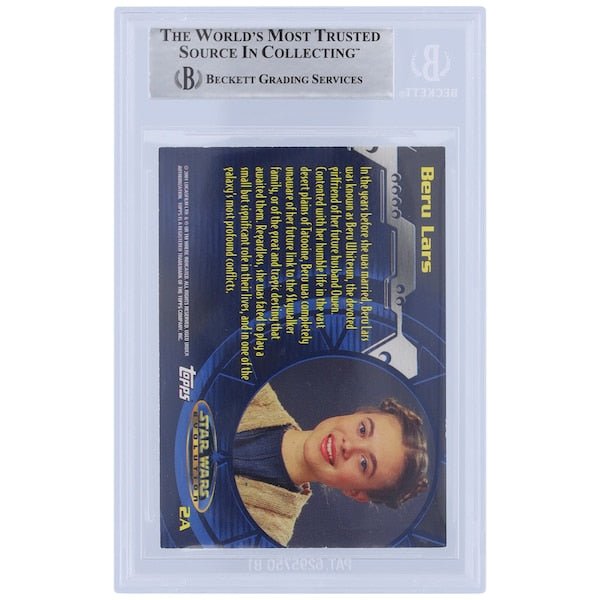 Bonnie Piesse Star Wars Autographed 2001 Topps Evolution 2A BGS Authenticated Card - The Ballers Bank