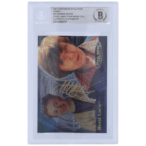 Bonnie Piesse Star Wars Autographed 2001 Topps Evolution 2A BGS Authenticated Card - The Ballers Bank