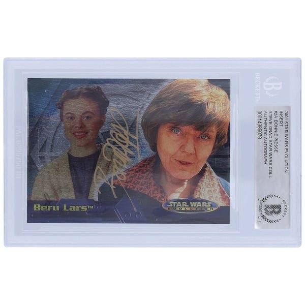 Bonnie Piesse Star Wars Autographed 2001 Topps Evolution 2A BGS Authenticated Card - The Ballers Bank