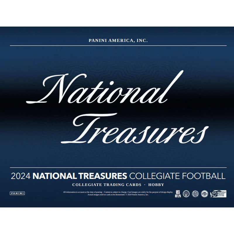 2024 Panini National Treasures Collegiate Football Hobby Trading Cards