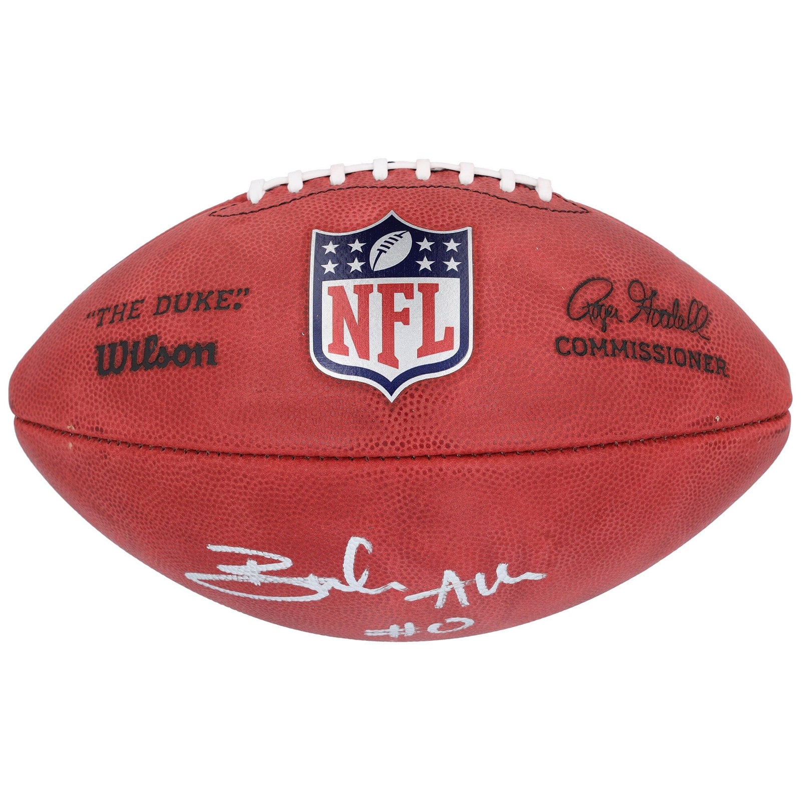 Braelon Allen New York Jets Autographed Fanatics Authentic Wilson Full Color Duke Football - The Ballers Bank