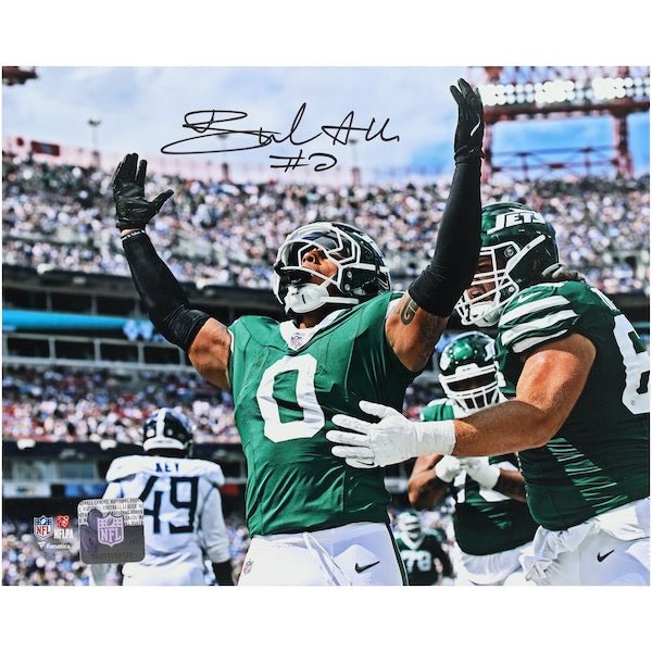 Braelon Allen New York Jets Fanatics Authentic Autographed 8" x 10" 1st Touchdown Celebration Photograph - The Ballers Bank