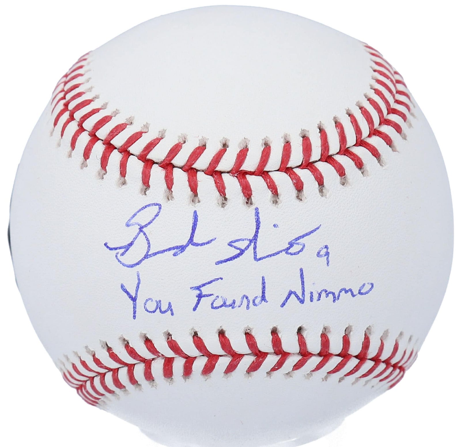 Brandon Nimmo Texas Rangers Autographed Fanatics Authentic Baseball with "You Found Nimmo" Inscription - The Ballers Bank