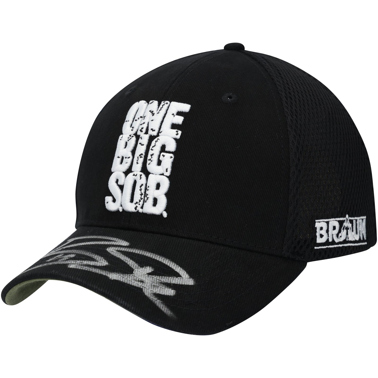 Braun Strowman WWE Autographed Fanatics Authentic One Big S.O.B. Trucker Cap - The Ballers Bank