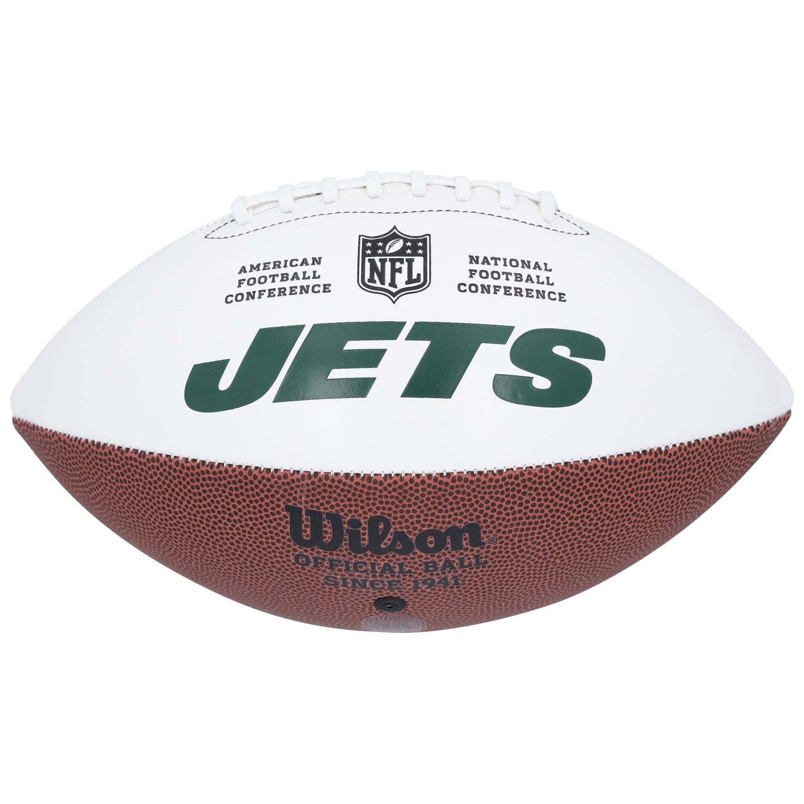 Breece Hall New York Jets Autographed Fanatics Authentic Wilson White Panel Football - The Ballers Bank