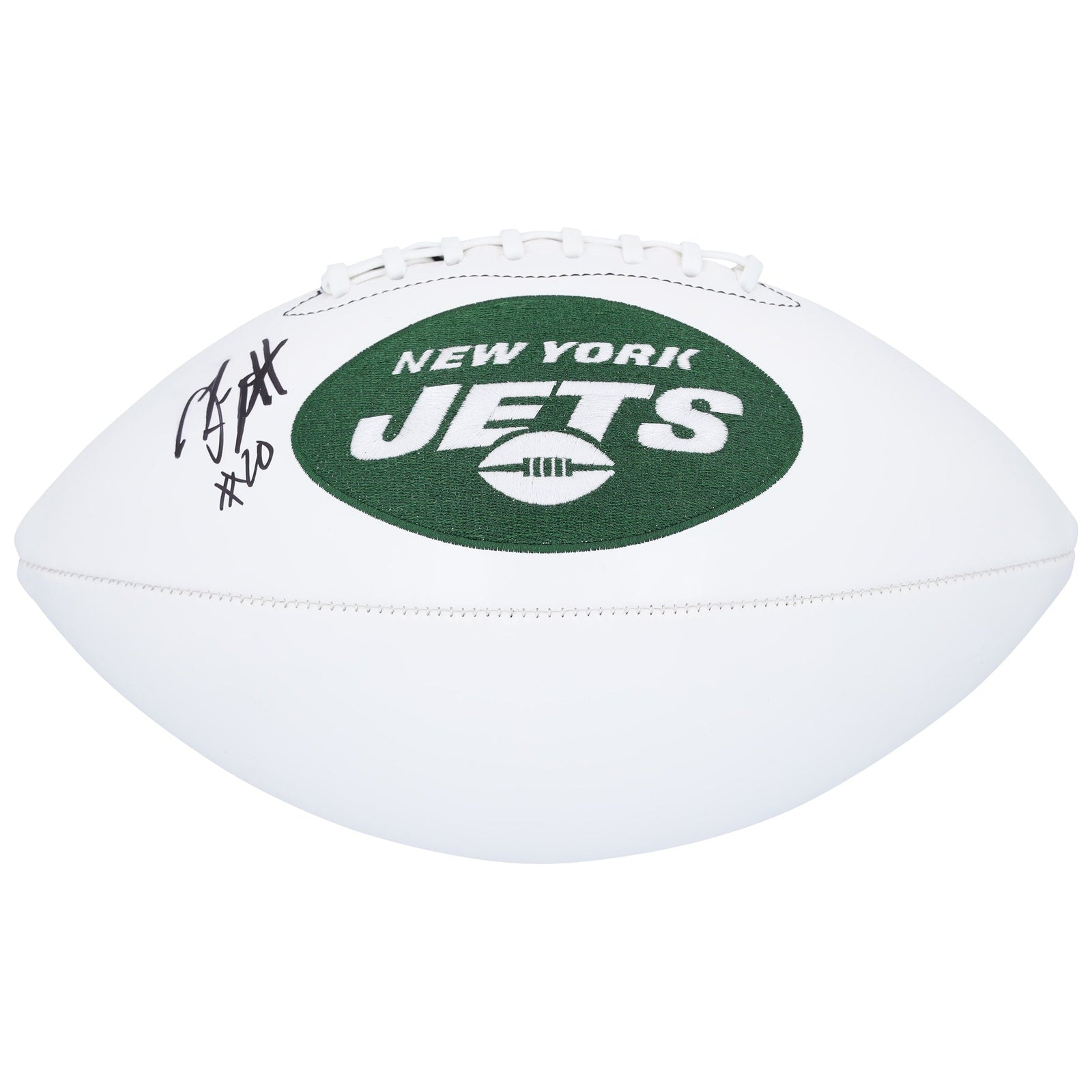 Breece Hall New York Jets Autographed Fanatics Authentic Wilson White Panel Football - The Ballers Bank