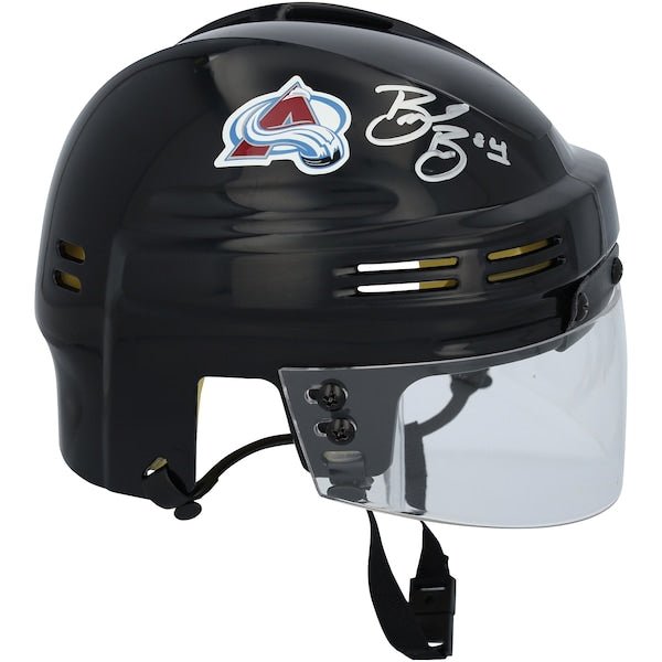 Brent Burns Colorado Avalanche Autographed Fanatics Authentic Black Mini Helmet - The Ballers Bank