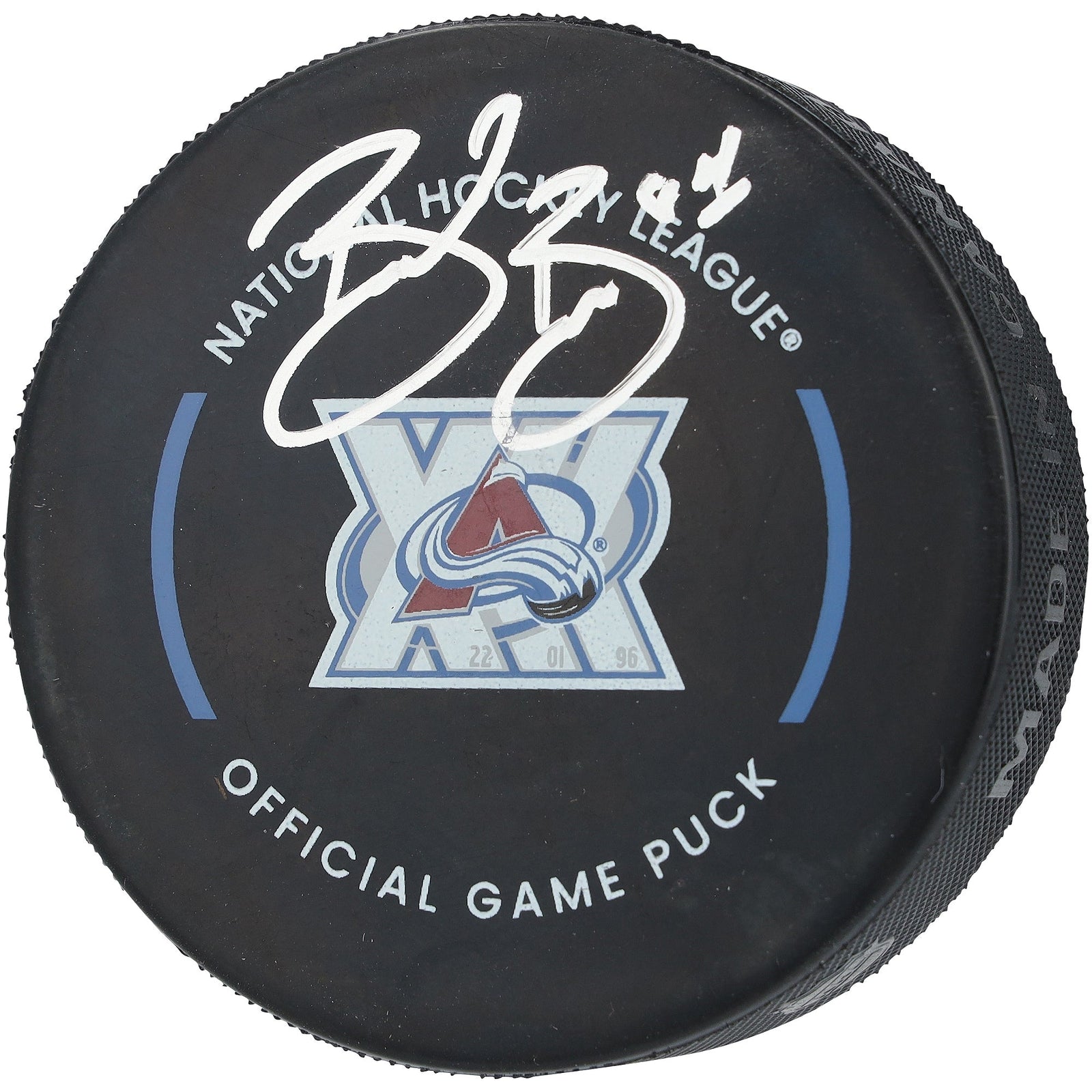 Brent Burns Colorado Avalanche Autographed Fanatics Authentic Official Game Puck - The Ballers Bank