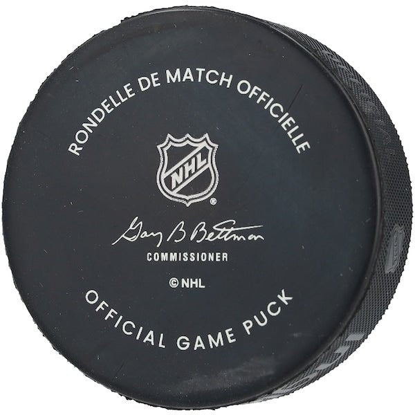 Brent Burns Colorado Avalanche Autographed Fanatics Authentic Official Game Puck with "Burnzie" Inscription - The Ballers Bank
