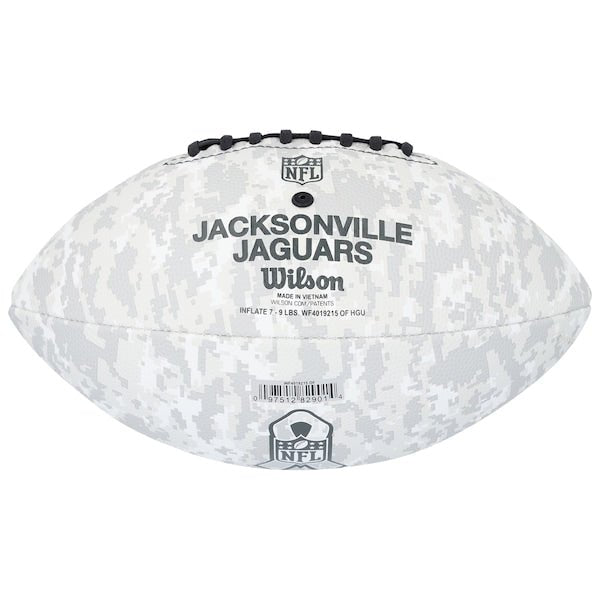 Brian Thomas Jr. Jacksonville Jaguars Autographed Fanatics Authentic 2024 Salute To Service Wilson Football - The Ballers Bank