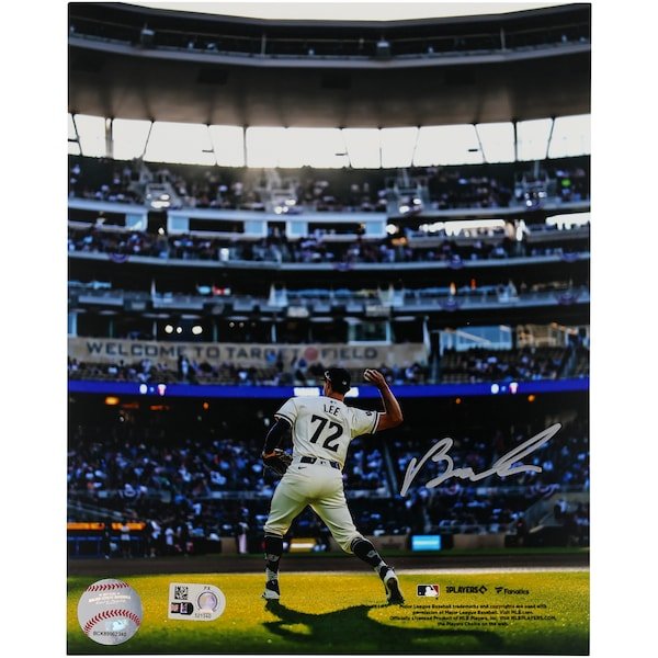 Brooks Lee Minnesota Twins Autographed Fanatics Authentic 8" x 10" Throwing in MLB Debut Photograph - The Ballers Bank