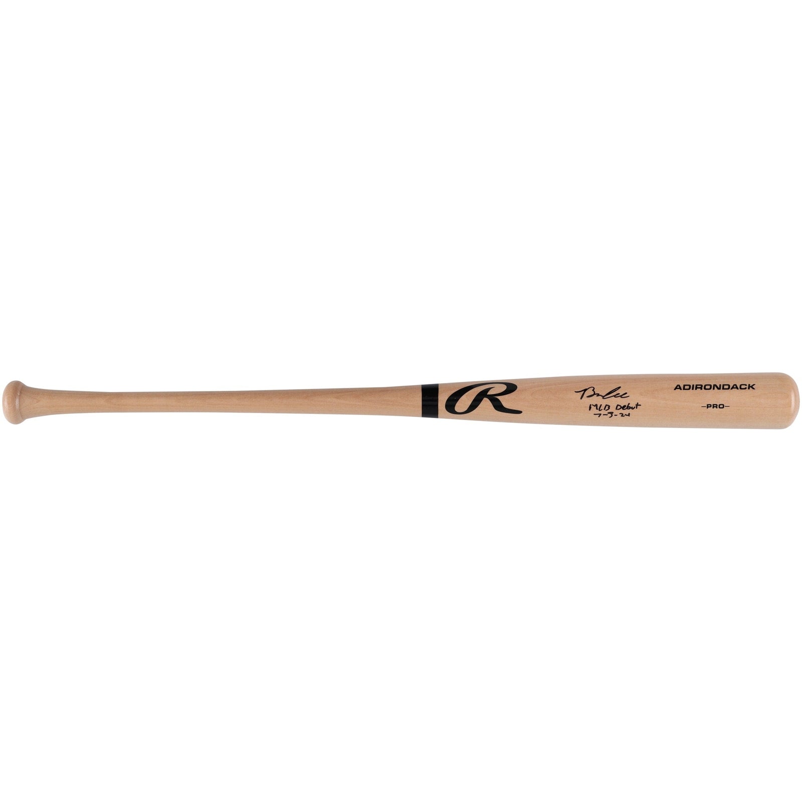 Brooks Lee Minnesota Twins Autographed Fanatics Authentic Rawlings Pro Bat with "MLB Debut 7 - 3 - 24" Inscription - The Ballers Bank